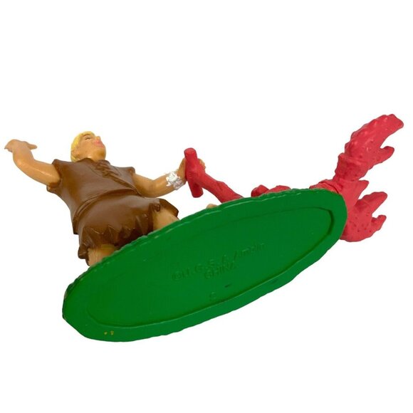 Flintstones Movie Barney Rubble Mowing Vintage Collectible Toy Figure 1994 - Picture 5 of 7